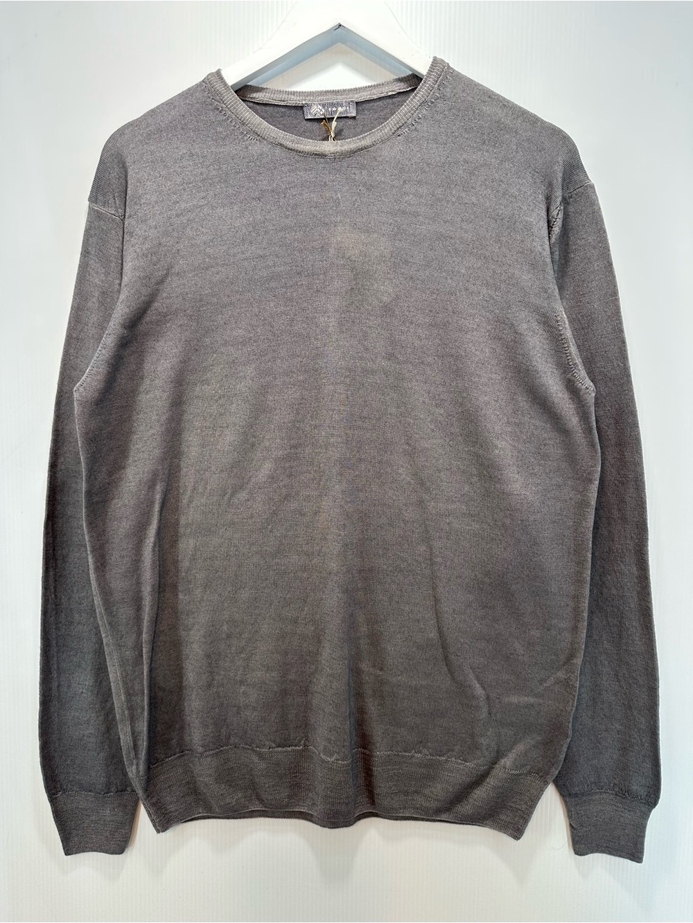Fradi Luxury Crewneck Sweater Men's XL Lightweight | Made in Italy | Virgin Wool